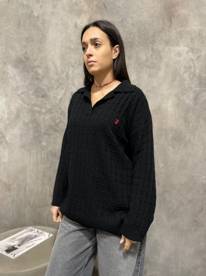 Polo Jumper Nero