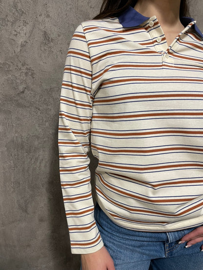 Polo Righe Panna