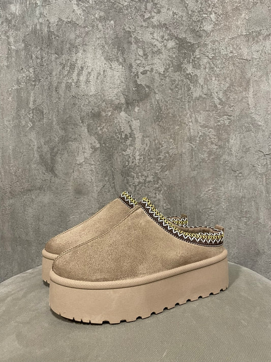 Sabot Suede Taupe