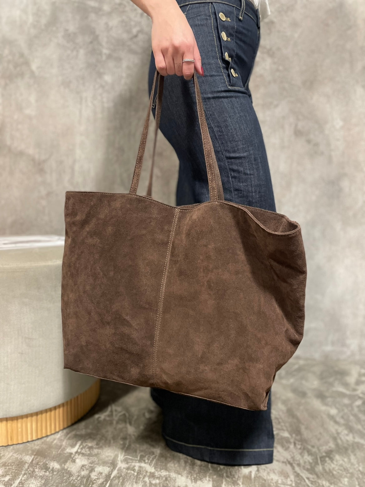 Borsa Shopper In Crosta