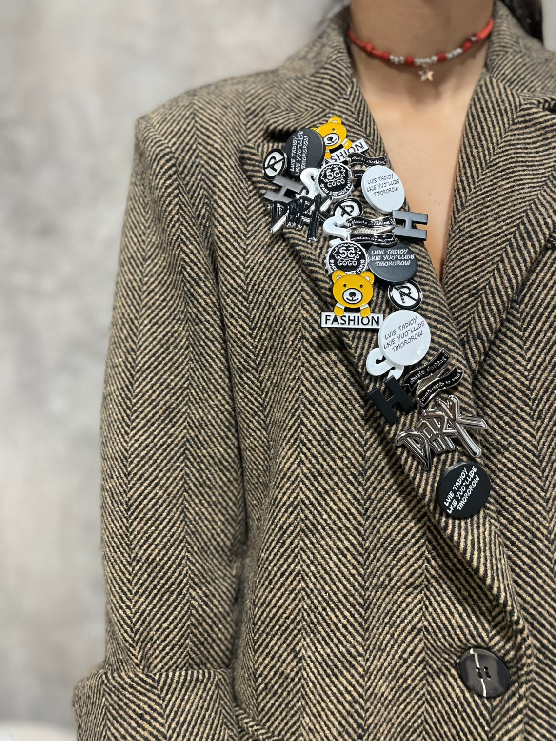 Blazer Spigato Spille