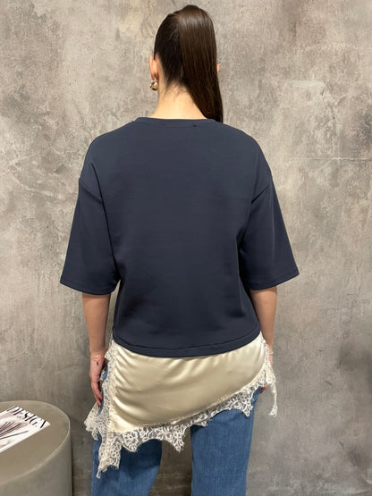 Felpa Leggera Blu