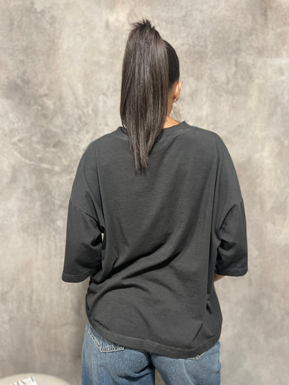 T-shirt Stampa Grigio