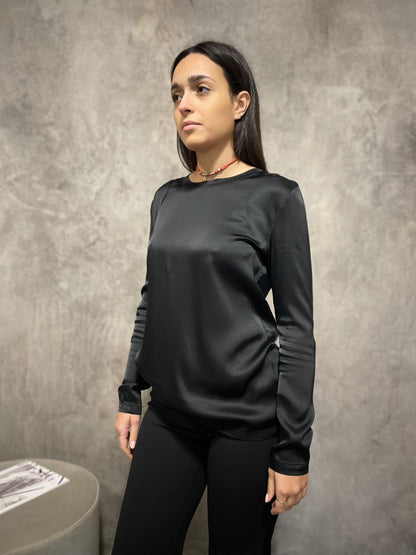 T-shirt Viscosa Nera