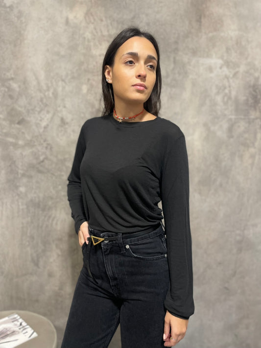 Maglia Girocollo Nera