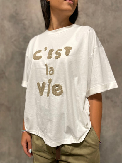 T-shirt Ricamo Bianca