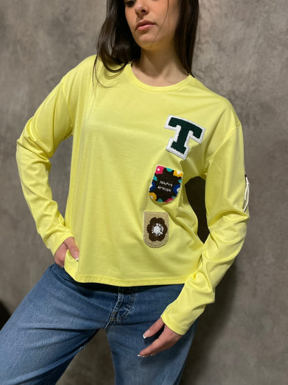 T-shirt Patch Gialla