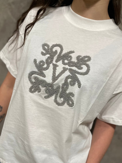 T-shirt Logo Grigia