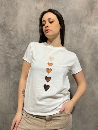 T-shirt Cuori