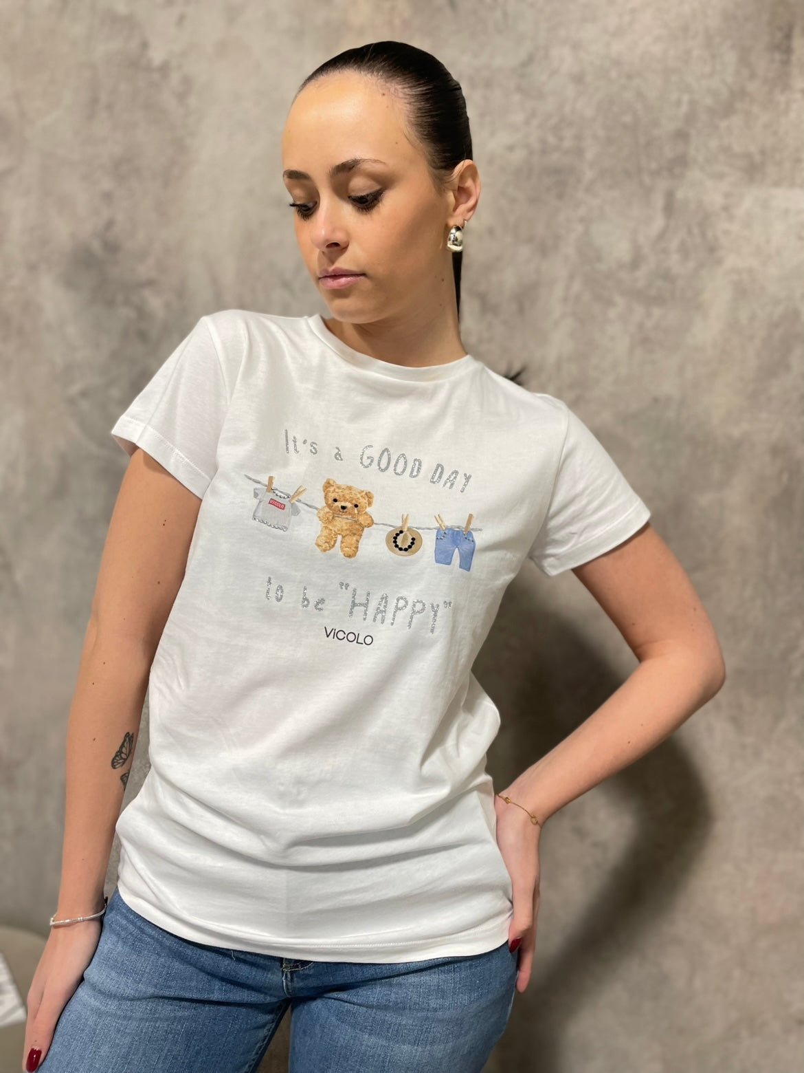 T-shirt Vicolo Bianca