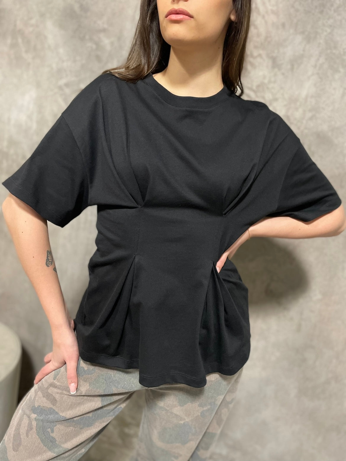 T-shirt Pence Nera
