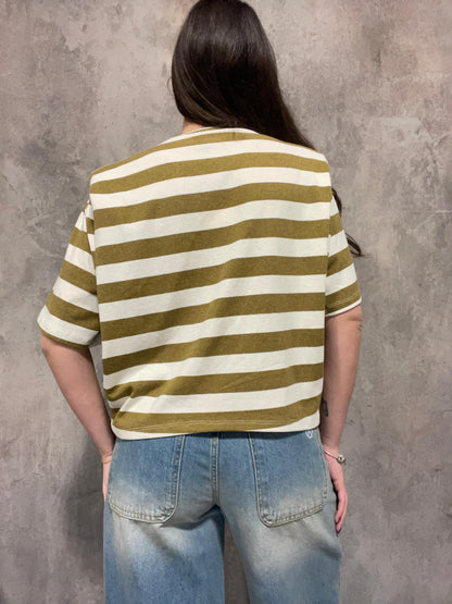 T-shirt Spalloni Righe