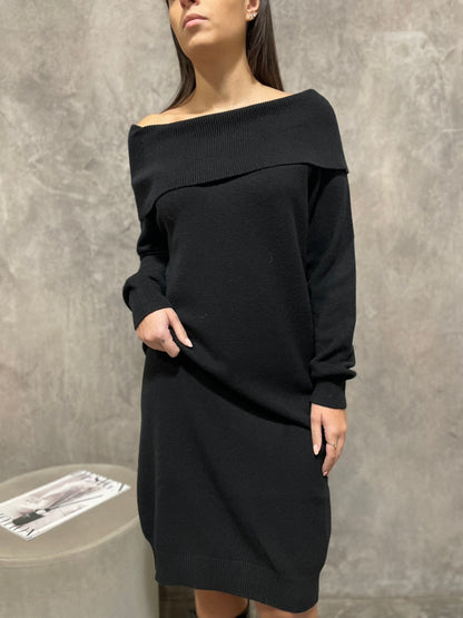 Abito In Maglia Nero