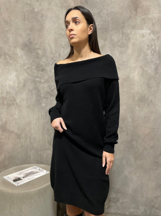 Abito In Maglia Nero