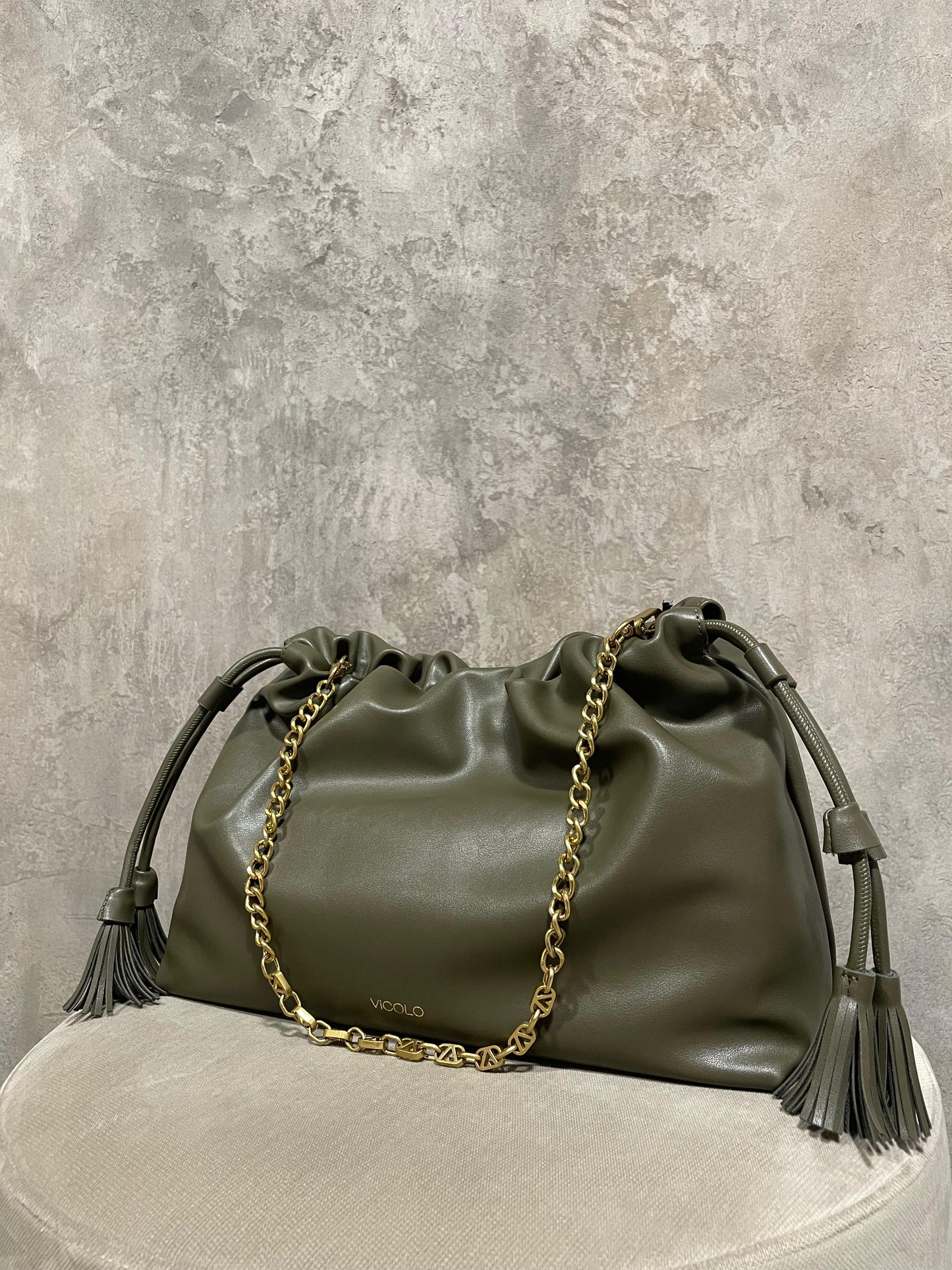 Borsa Tassel Militare
