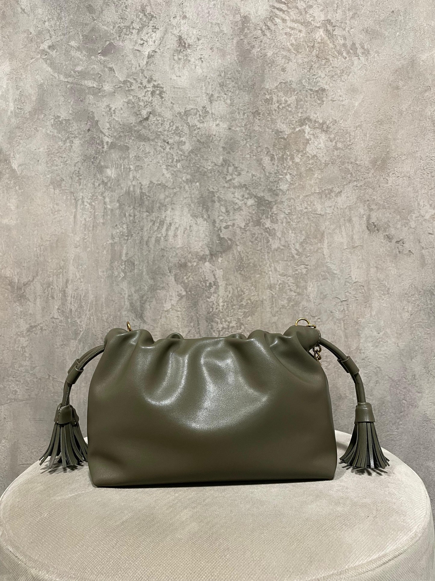 Borsa Tassel Small Militare