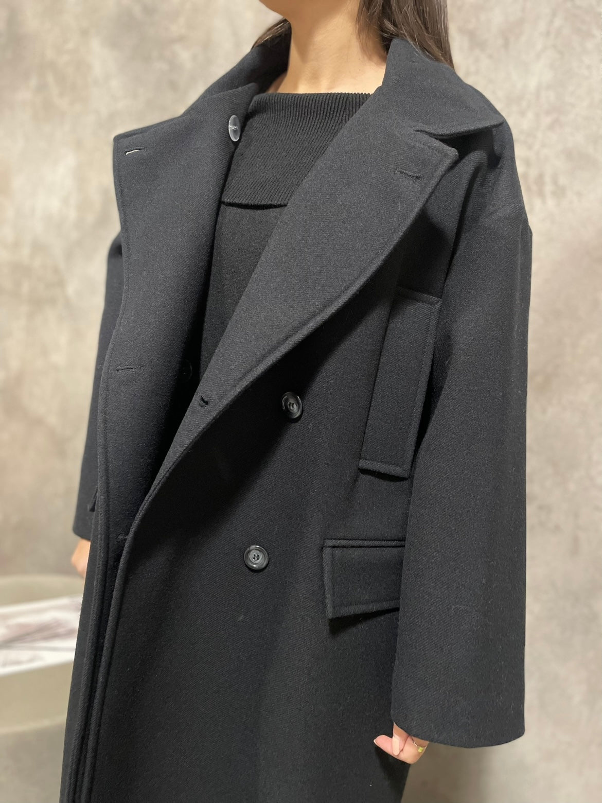 Cappotto Nero Vicolo