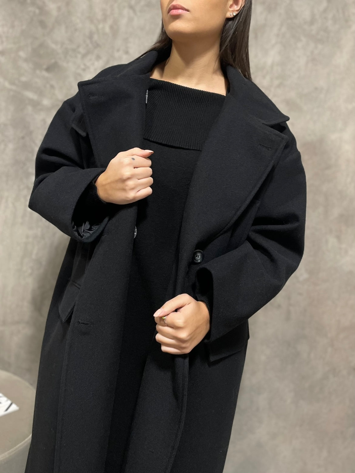 Cappotto Nero Vicolo