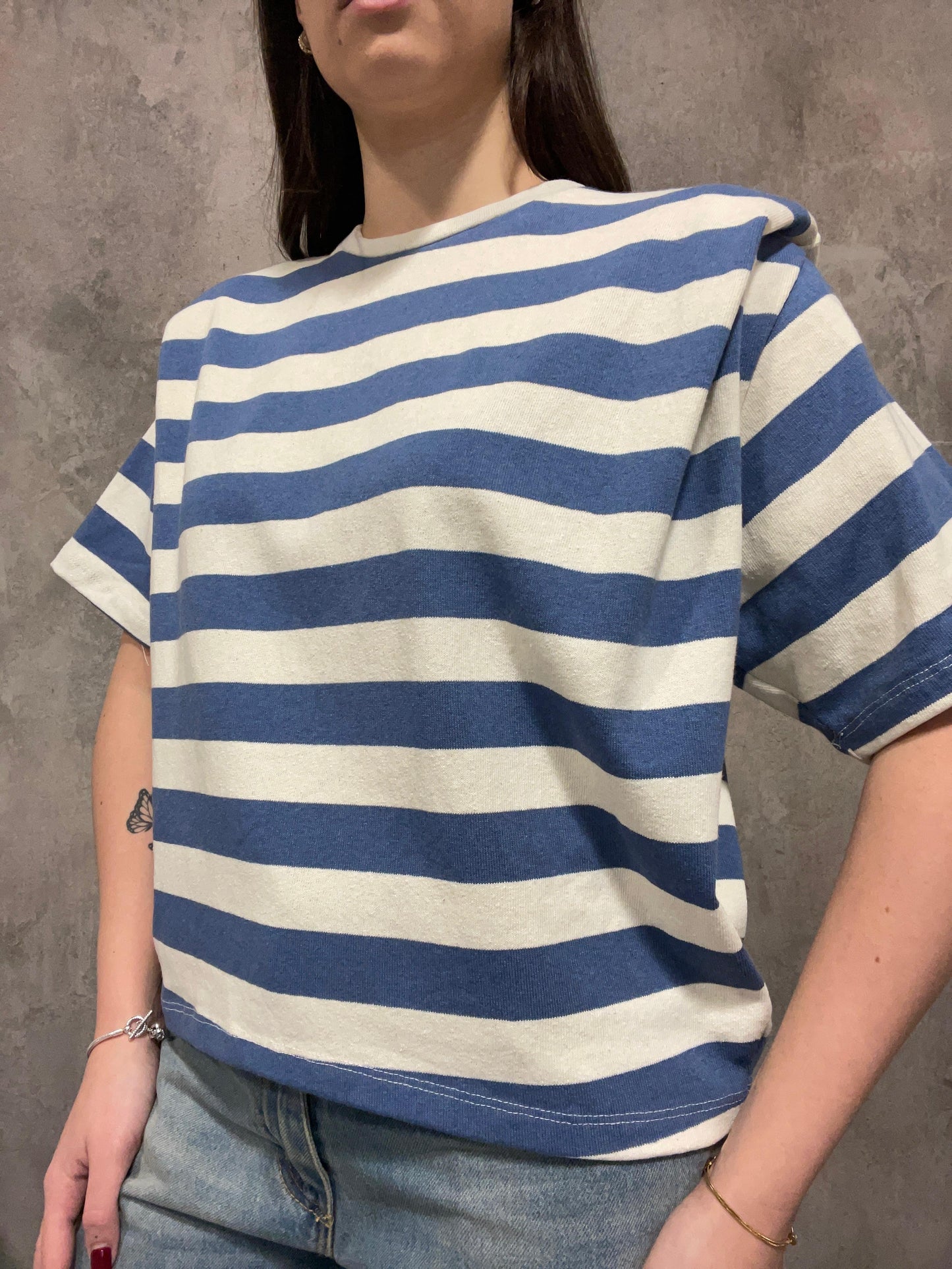 T-shirt Spalloni Righe