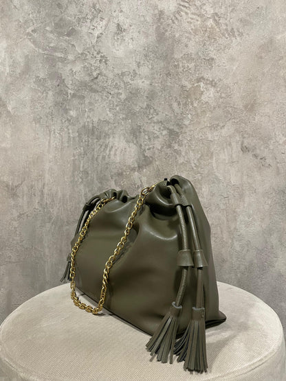 Borsa Tassel Militare