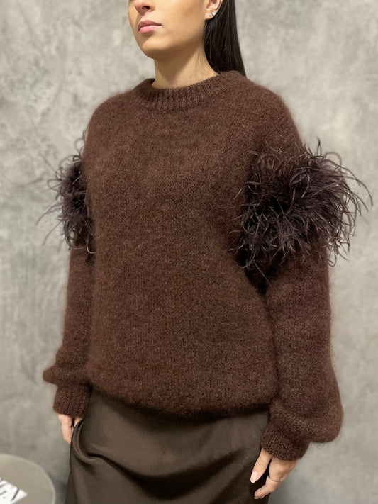 Maglia Mohair Piume